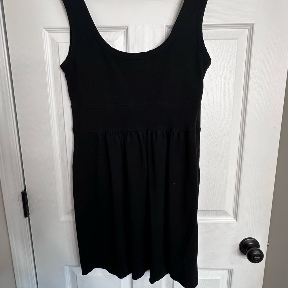 Diane Von Furstenberg Black Pleated Midi Sundress